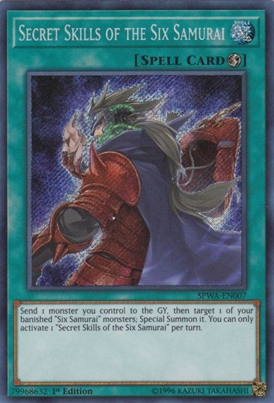 Secret Skills of the Six Samurai [SPWA-EN007] Secret Rare | Good Games Morley