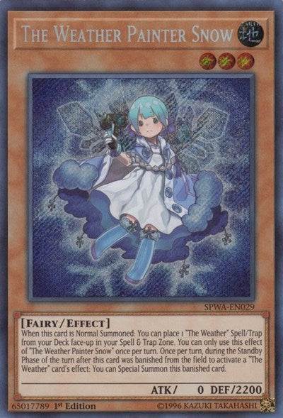 The Weather Painter Snow [SPWA-EN029] Secret Rare | Good Games Morley