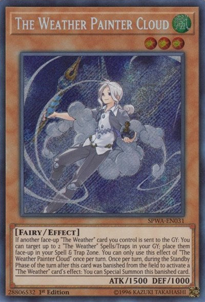 The Weather Painter Cloud [SPWA-EN031] Secret Rare | Good Games Morley