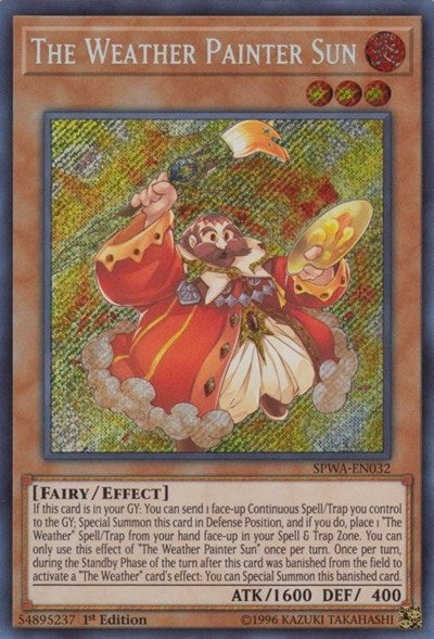 The Weather Painter Sun [SPWA-EN032] Secret Rare | Good Games Morley