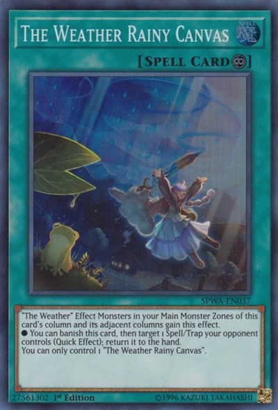 The Weather Rainy Canvas [SPWA-EN037] Super Rare | Good Games Morley