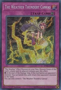 The Weather Thundery Canvas [SPWA-EN040] Secret Rare | Good Games Morley