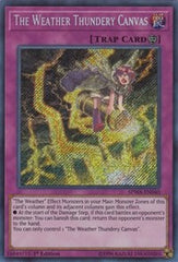The Weather Thundery Canvas [SPWA-EN040] Secret Rare | Good Games Morley