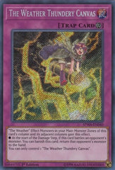 The Weather Thundery Canvas [SPWA-EN040] Secret Rare | Good Games Morley