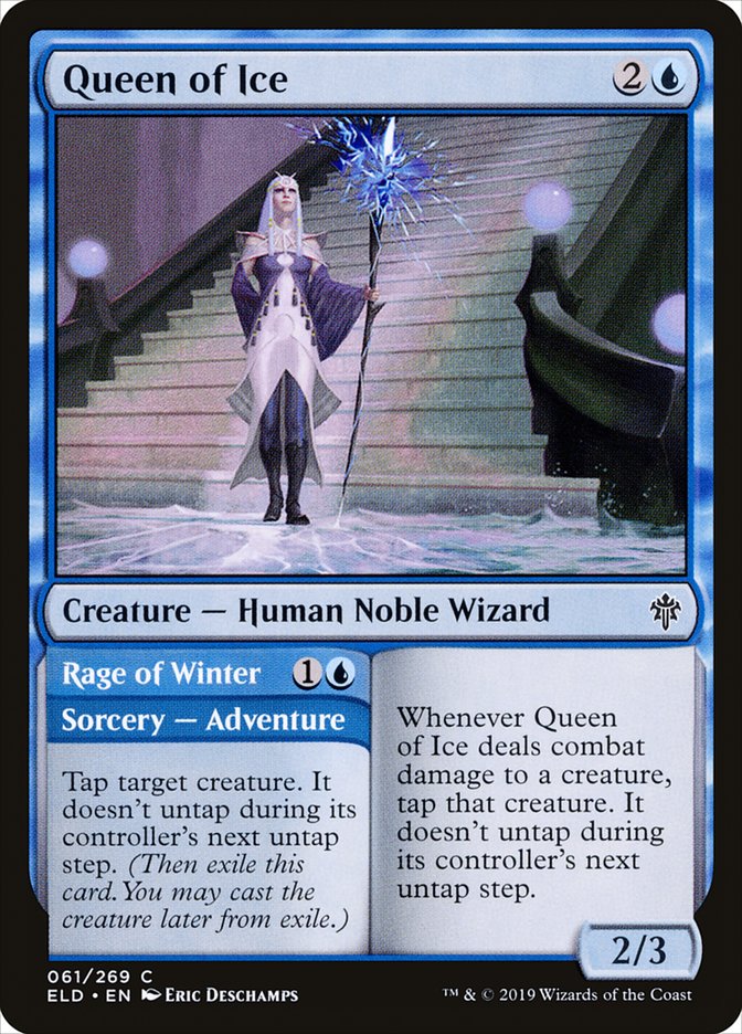 Queen of Ice // Rage of Winter [Throne of Eldraine] | Good Games Morley