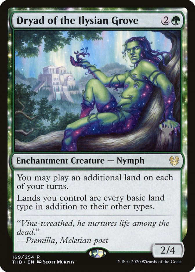 Dryad of the Ilysian Grove (Promo Pack) [Theros Beyond Death Promos] | Good Games Morley