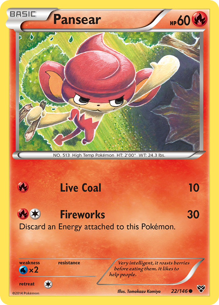 Pansear (22/146) [XY: Base Set] | Good Games Morley