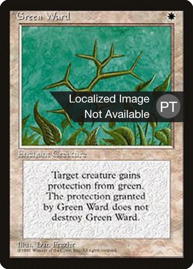Green Ward [Fourth Edition (Foreign Black Border)] | Good Games Morley