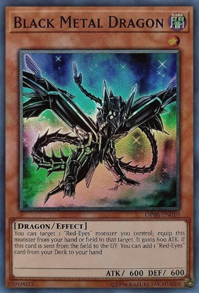 Black Metal Dragon [OP06-EN010] Super Rare | Good Games Morley
