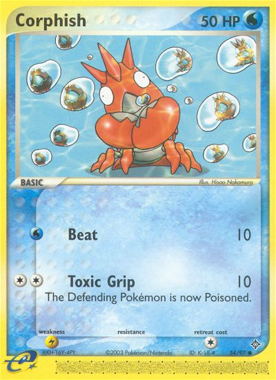 Corphish (54/97) [EX: Dragon] | Good Games Morley