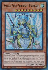 Sacred Arch-Airknight Parshath [SR05-EN001] Ultra Rare | Good Games Morley