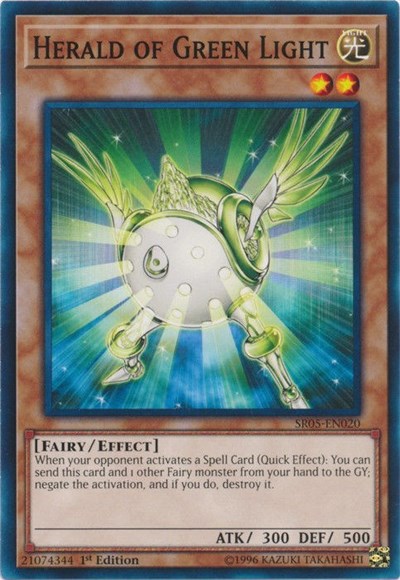 Herald of Green Light [SR05-EN020] Common | Good Games Morley
