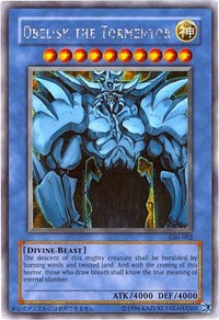 Obelisk the Tormentor (Secret Rare) [GBI-002] Secret Rare | Good Games Morley