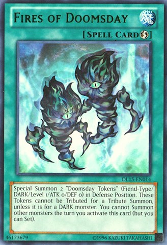 Fires of Doomsday (Green) [DL15-EN014] Rare | Good Games Morley