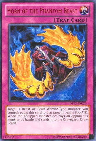 Horn of the Phantom Beast (Red) [DL15-EN020] Rare | Good Games Morley