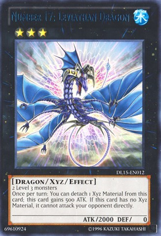Number 17: Leviathan Dragon (Blue) [DL15-EN012] Rare | Good Games Morley