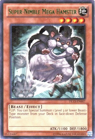 Super-Nimble Mega Hamster (Green) [DL15-EN007] Rare | Good Games Morley