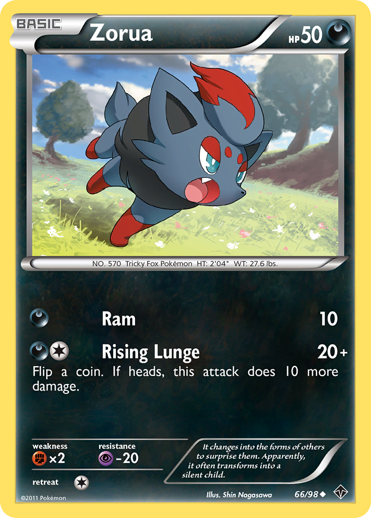 Zorua (66/98) [Black & White: Emerging Powers] | Good Games Morley