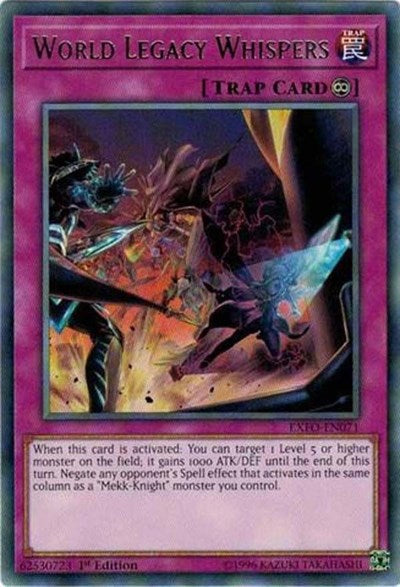 World Legacy Whispers [EXFO-EN071] Rare | Good Games Morley