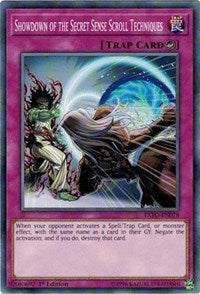 Showdown of the Secret Sense Scroll Techniques [EXFO-EN078] Common | Good Games Morley