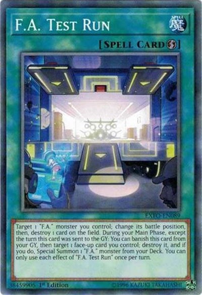 F.A. Test Run [EXFO-EN089] Common | Good Games Morley