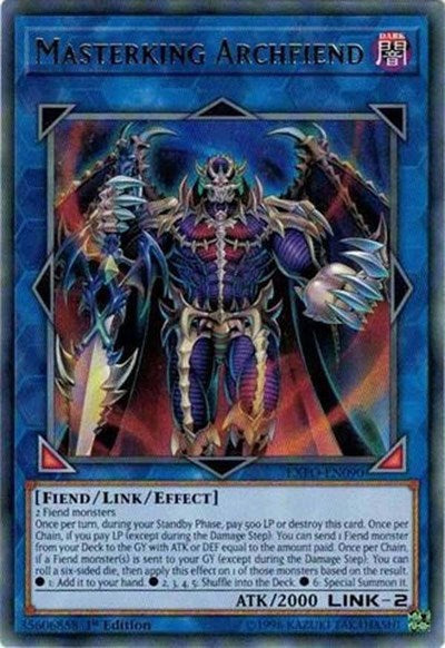 Masterking Archfiend [EXFO-EN090] Rare | Good Games Morley