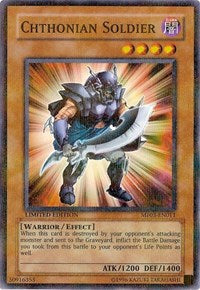 Chthonian Soldier [MF03-EN011] Parallel Rare | Good Games Morley