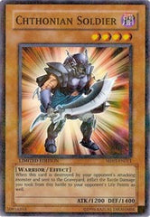 Chthonian Soldier [MF03-EN011] Parallel Rare | Good Games Morley