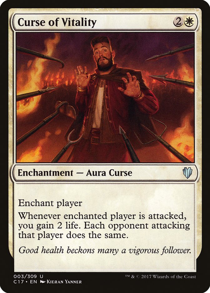 Curse of Vitality [Commander 2017] | Good Games Morley