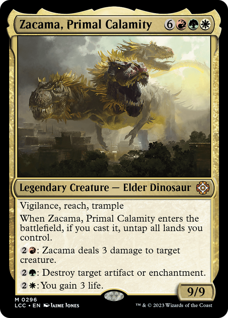 Zacama, Primal Calamity [The Lost Caverns of Ixalan Commander] | Good Games Morley