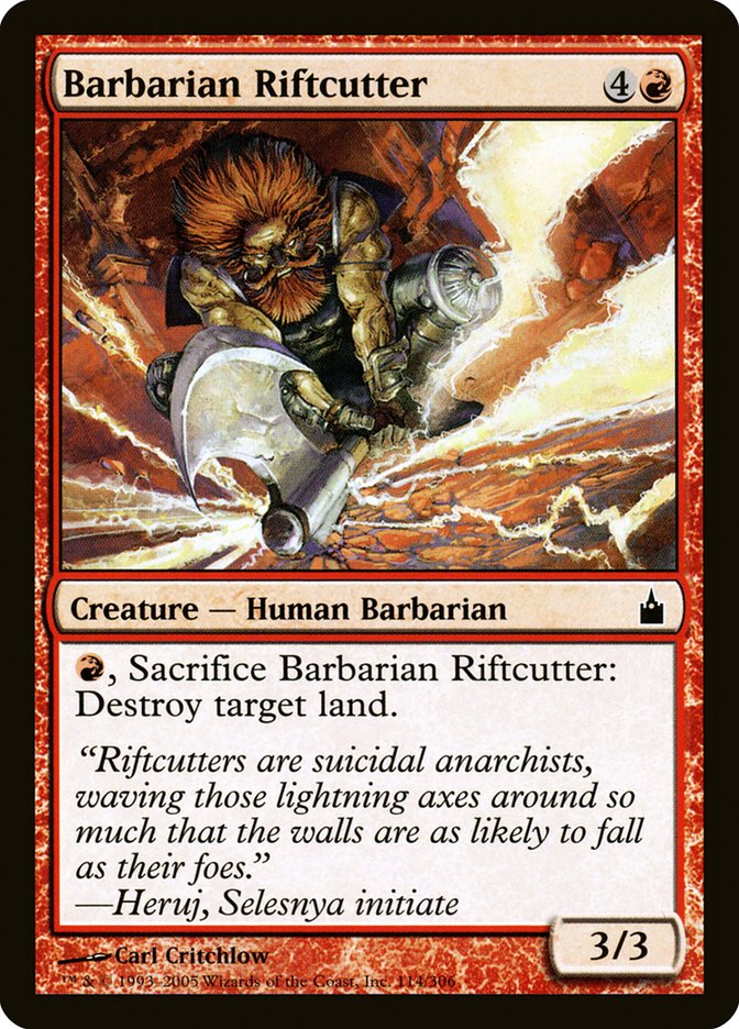 Barbarian Riftcutter [Ravnica: City of Guilds] | Good Games Morley