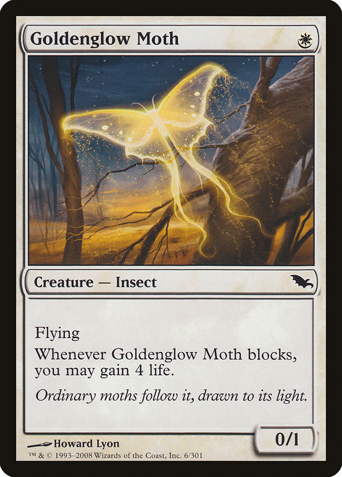 Goldenglow Moth [Shadowmoor] | Good Games Morley