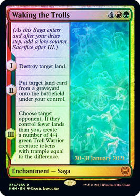 Waking the Trolls [Kaldheim Prerelease Promos] | Good Games Morley
