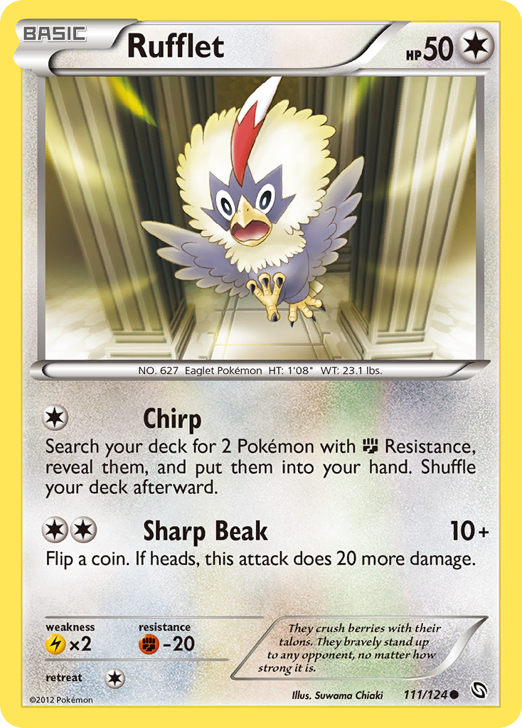 Rufflet (111/124) [Black & White: Dragons Exalted] | Good Games Morley