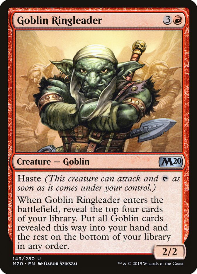 Goblin Ringleader [Core Set 2020] | Good Games Morley