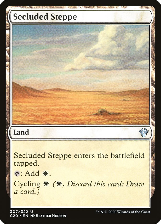 Secluded Steppe [Commander 2020] | Good Games Morley