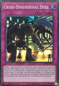 Cross-Dimensional Duel [LED2-EN033] Super Rare | Good Games Morley