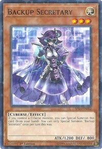 Backup Secretary (Starfoil) [SP18-EN002] Starfoil Rare | Good Games Morley