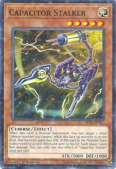 Capacitor Stalker (Starfoil) [SP18-EN007] Starfoil Rare | Good Games Morley