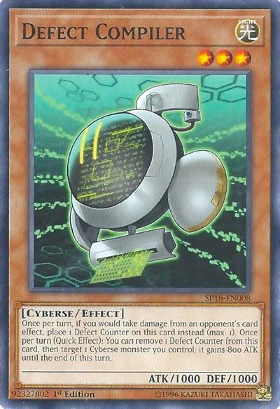 Defect Compiler (Starfoil) [SP18-EN008] Starfoil Rare | Good Games Morley