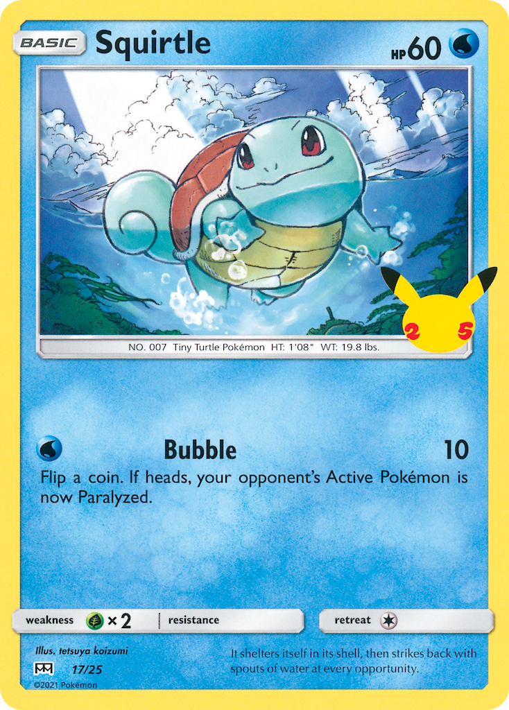 Squirtle (17/25) [McDonald's 25th Anniversary] | Good Games Morley