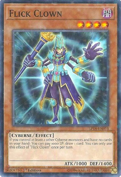 Flick Clown (Starfoil) [SP18-EN013] Starfoil Rare | Good Games Morley