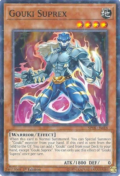 Gouki Suprex (Starfoil) [SP18-EN018] Starfoil Rare | Good Games Morley