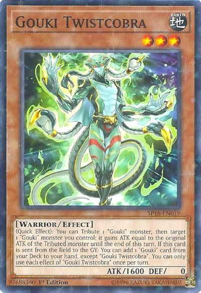 Gouki Twistcobra (Starfoil) [SP18-EN019] Starfoil Rare | Good Games Morley