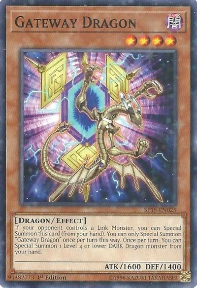 Gateway Dragon (Starfoil) [SP18-EN025] Starfoil Rare | Good Games Morley