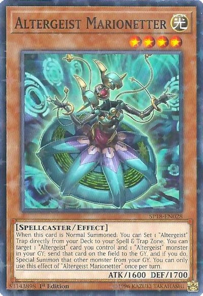 Altergeist Marionetter (Starfoil) [SP18-EN028] Starfoil Rare | Good Games Morley