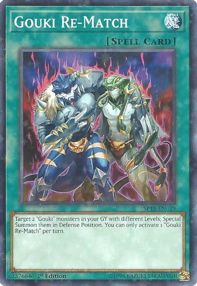 Gouki Re-Match (Starfoil) [SP18-EN039] Starfoil Rare | Good Games Morley