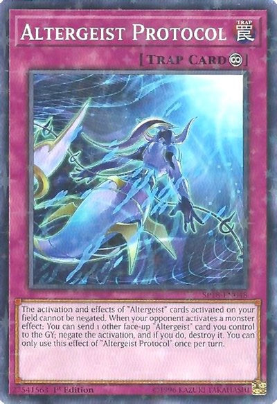 Altergeist Protocol (Starfoil) [SP18-EN048] Starfoil Rare | Good Games Morley
