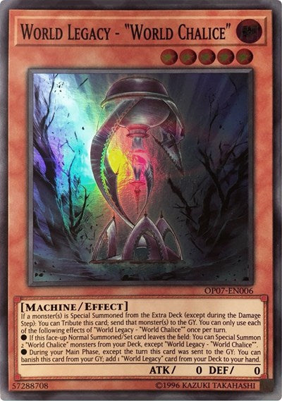 World Legacy - "World Chalice" [OP07-EN006] Super Rare | Good Games Morley