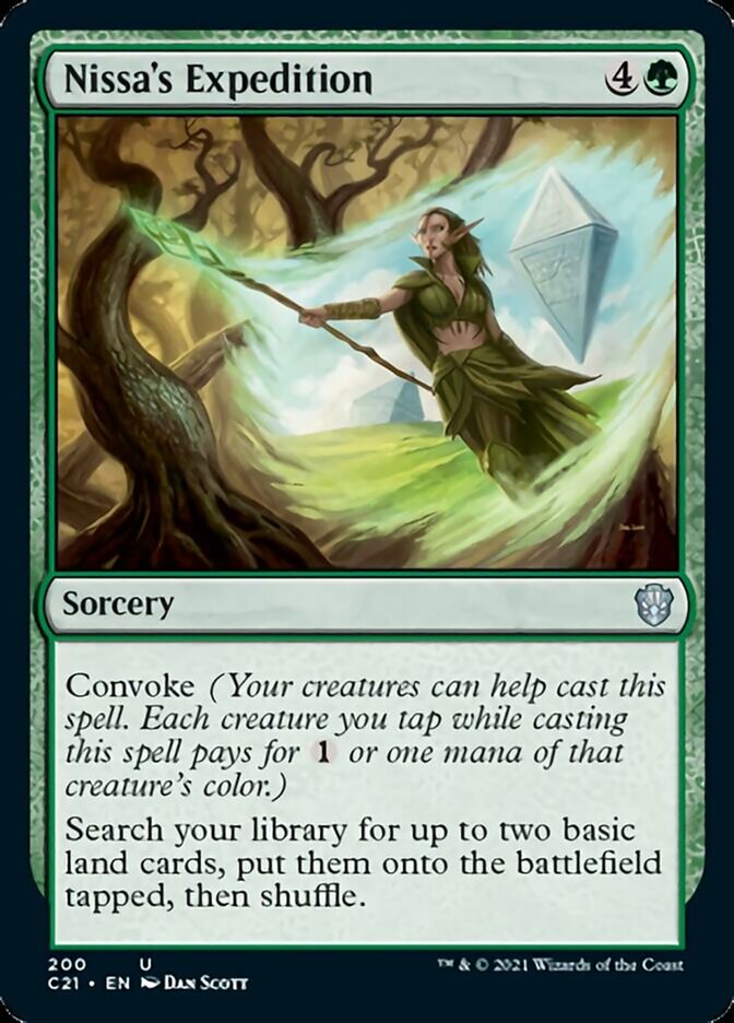 Nissa's Expedition [Commander 2021] | Good Games Morley